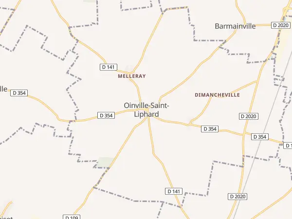 Plan de Oinville-Saint-Liphard