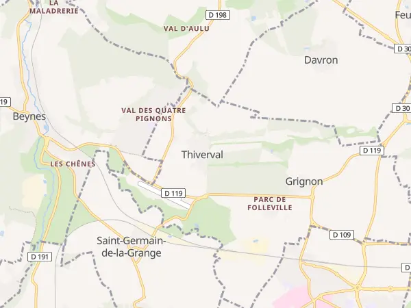 Plan de Thiverval-Grignon