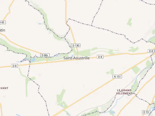 Plan de Saint-Aoustrille
