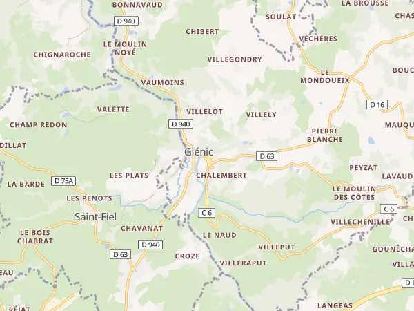 Plan de Glénic