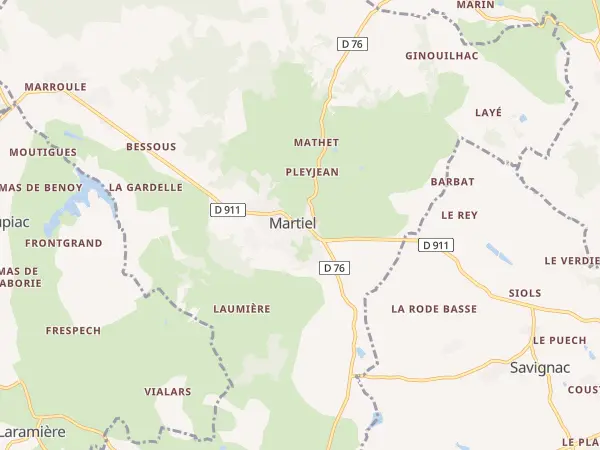 Plan de Martiel
