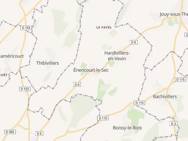 Plan de La Corne-en-Vexin