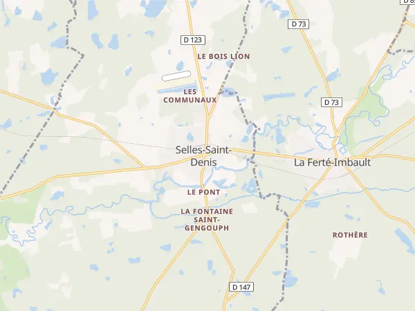 Plan de Selles-Saint-Denis