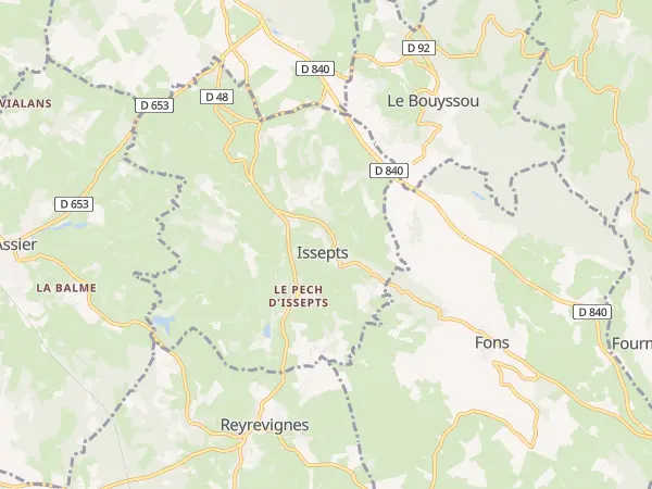 Plan de Issepts