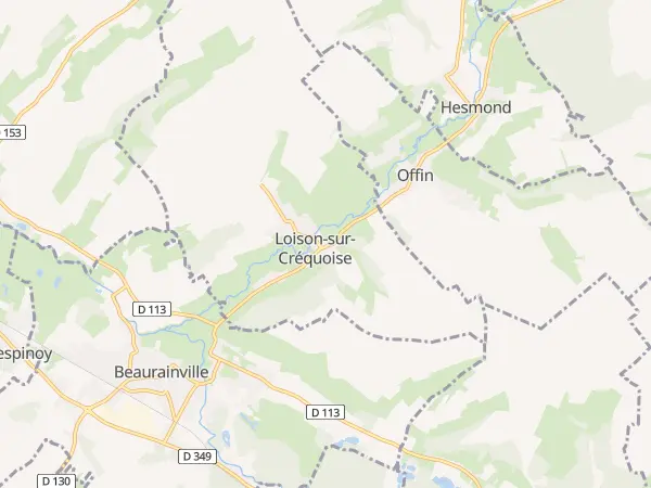 Plan de Loison-sur-Créquoise