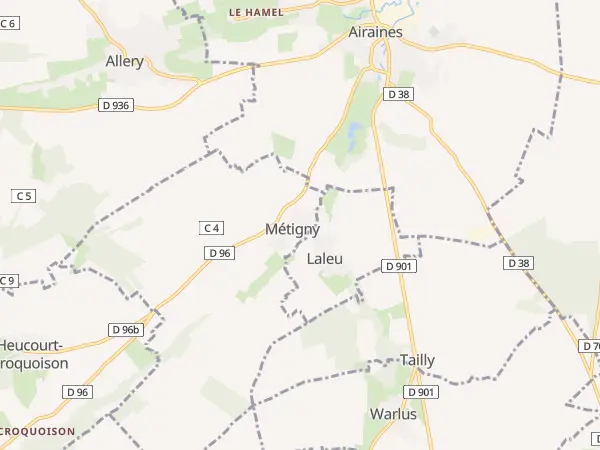 Plan de Métigny