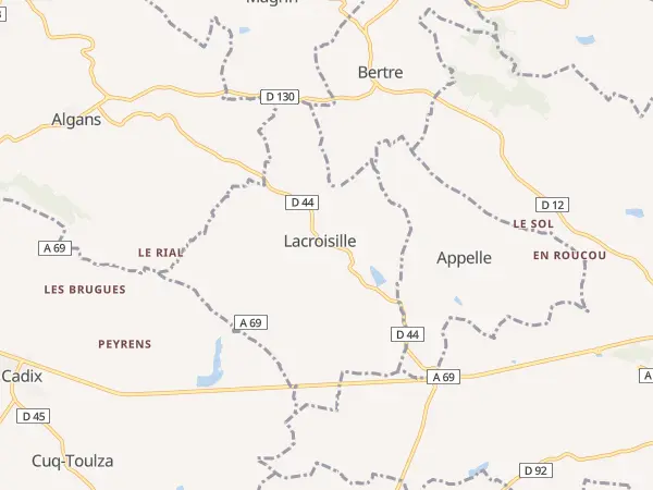Plan de Lacroisille