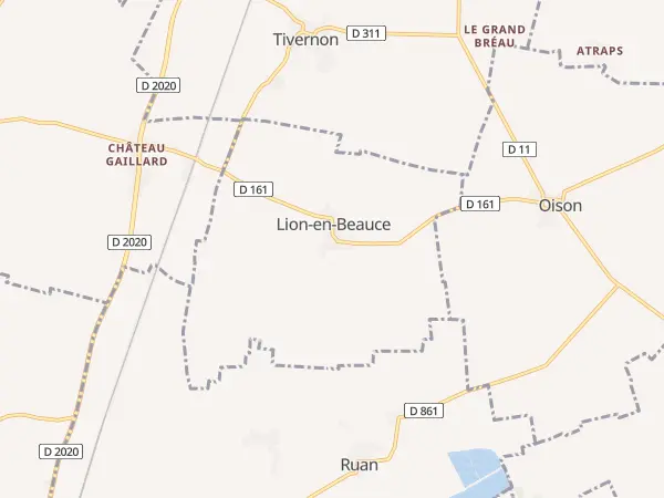 Plan de Lion-en-Beauce