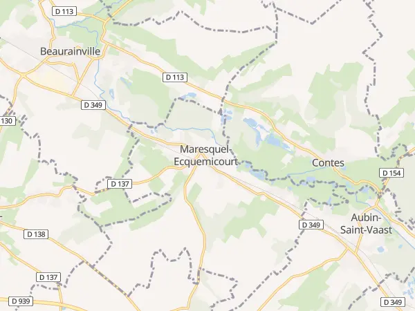 Plan de Maresquel-Ecquemicourt