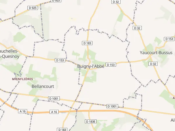 Plan de Buigny-l’Abbé