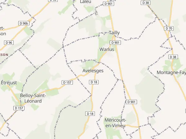 Plan de Avelesges