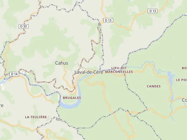 Plan de Laval-de-Cère