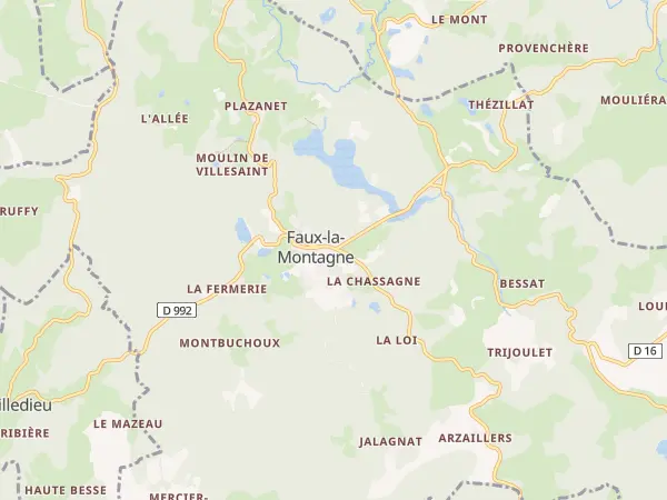 Plan de Faux-la-Montagne