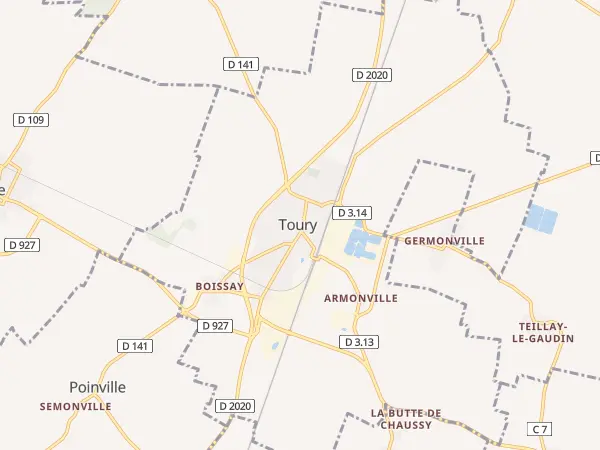 Plan de Toury