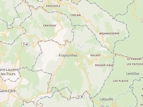 Plan de Frayssinhes
