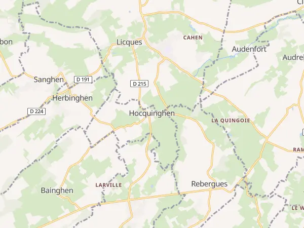Plan de Hocquinghen