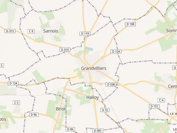 Plan de Grandvilliers
