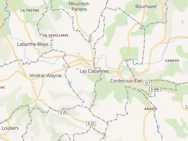 Plan des Cabannes