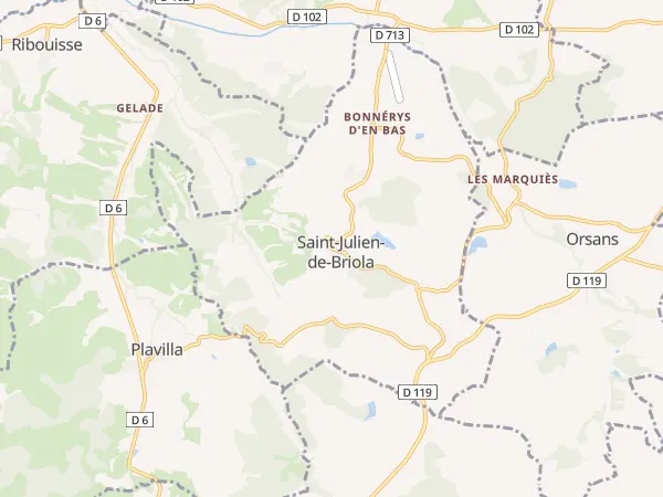Plan de Saint-Julien-de-Briola