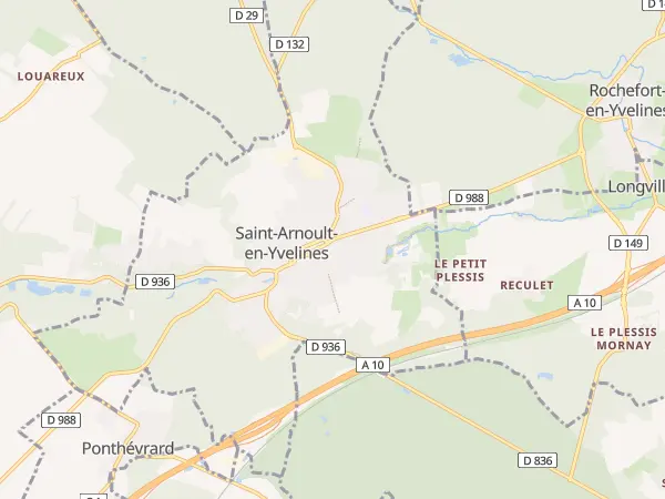 Plan de Saint-Arnoult-en-Yvelines