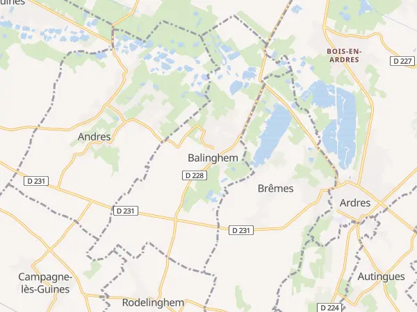 Plan de Balinghem
