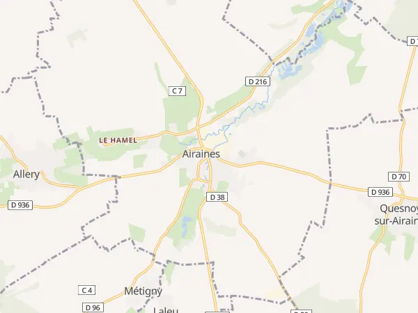 Plan de Airaines