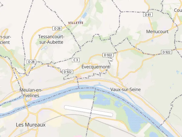 Plan de Évecquemont