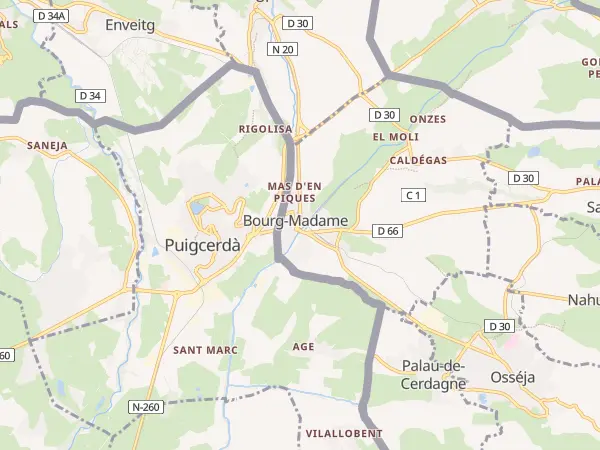 Plan de Bourg-Madame