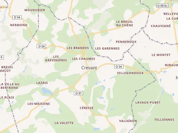 Plan de Crevant
