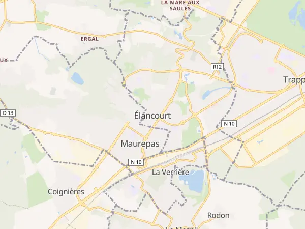 Plan de Élancourt