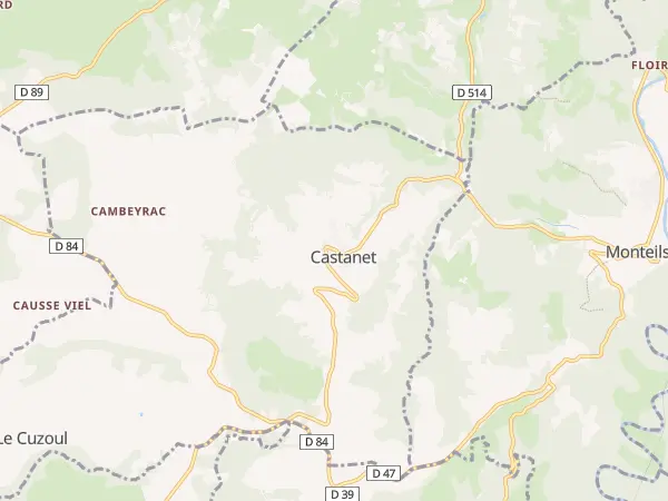 Plan de Castanet
