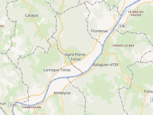 Plan de Saint-Pierre-Toirac