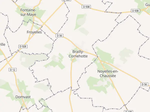 Plan de Brailly-Cornehotte