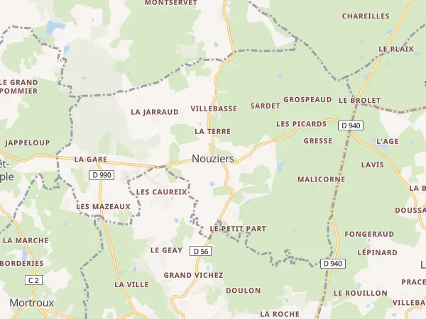 Plan de Nouziers