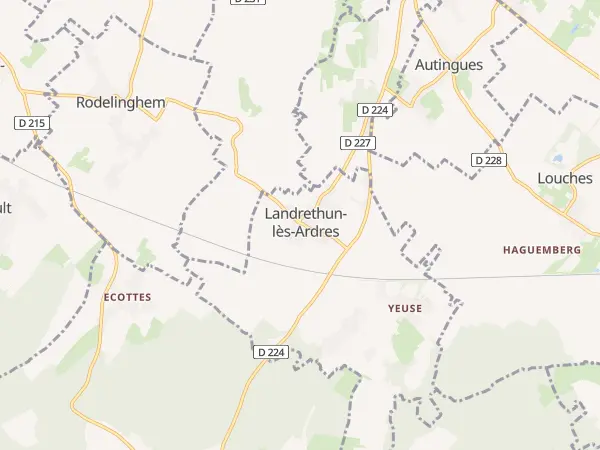 Plan de Landrethun-lès-Ardres