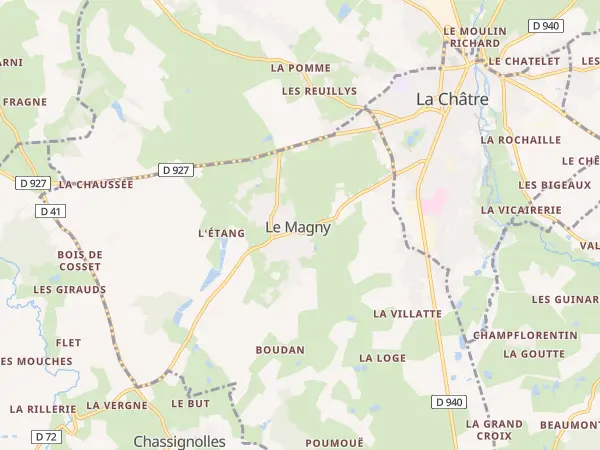 Plan du Magny