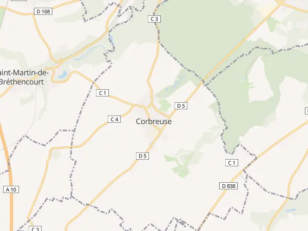 Plan de Corbreuse