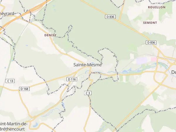 Plan de Sainte-Mesme