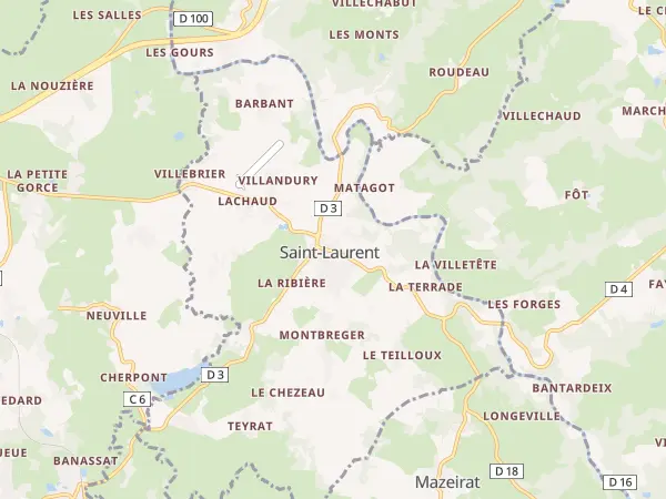 Plan de Saint-Laurent