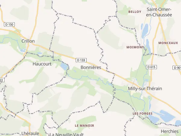 Plan de Bonnières