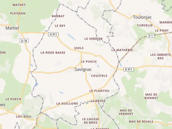 Plan de Savignac