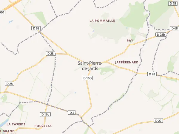 Plan de Saint-Pierre-de-Jards