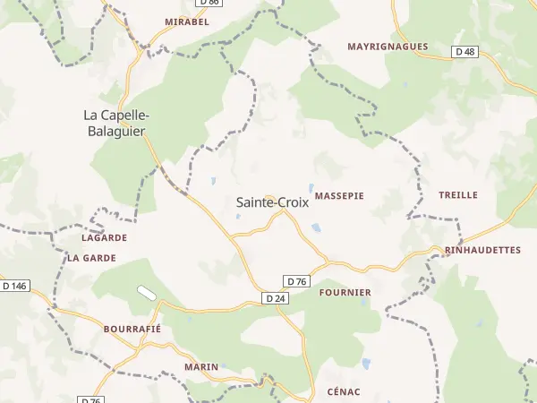 Plan de Sainte-Croix