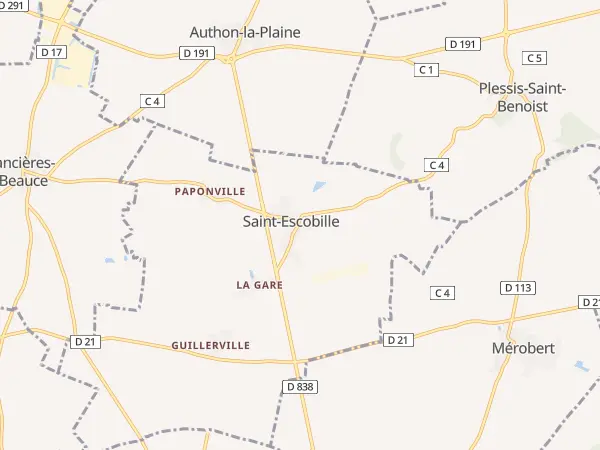 Plan de Saint-Escobille