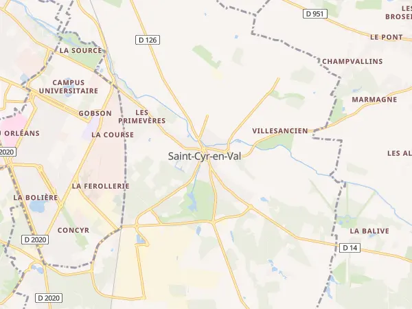 Plan de Saint-Cyr-en-Val
