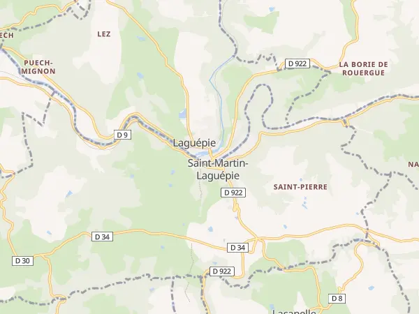 Plan de Laguépie