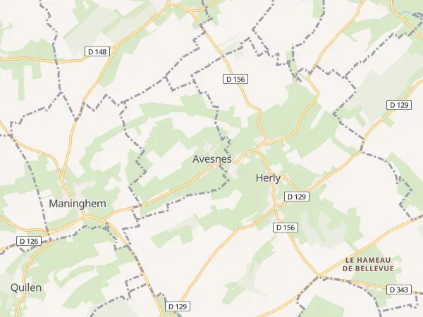Plan de Avesnes