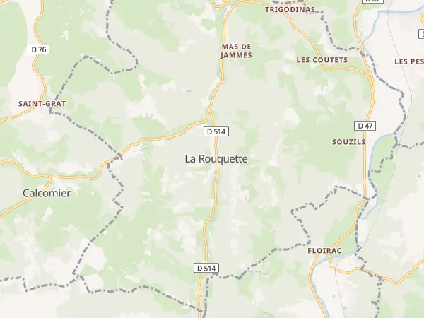Plan de La Rouquette