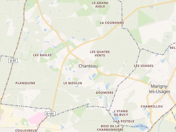 Plan de Chanteau