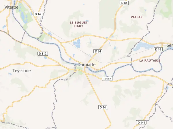 Plan de Damiatte